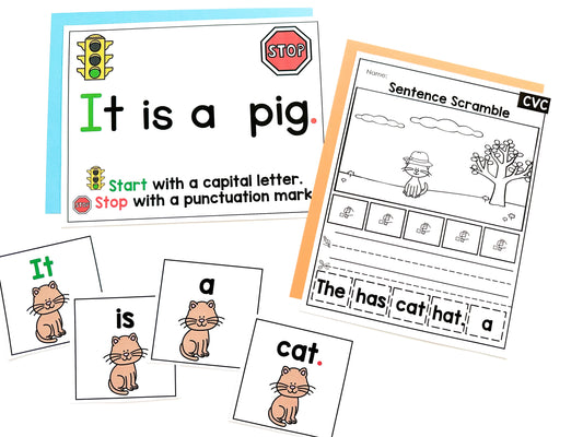 How to Review Sentence Structure with First Grade Students