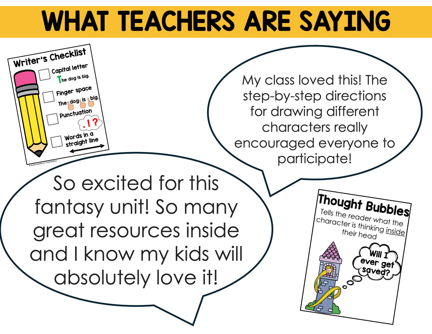 Kindergarten Fairy Tale Writing Unit Fantasy Writing