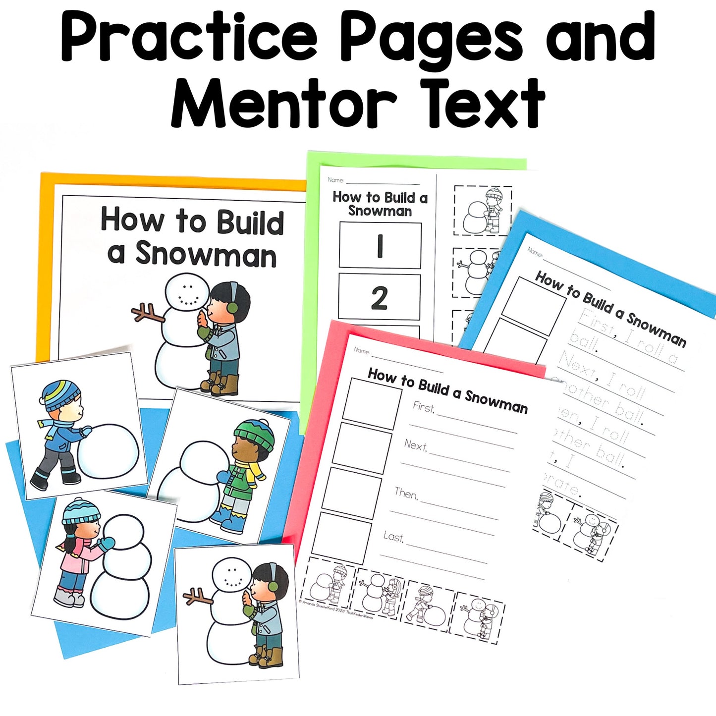 How to Unit for Kindergarten Writing