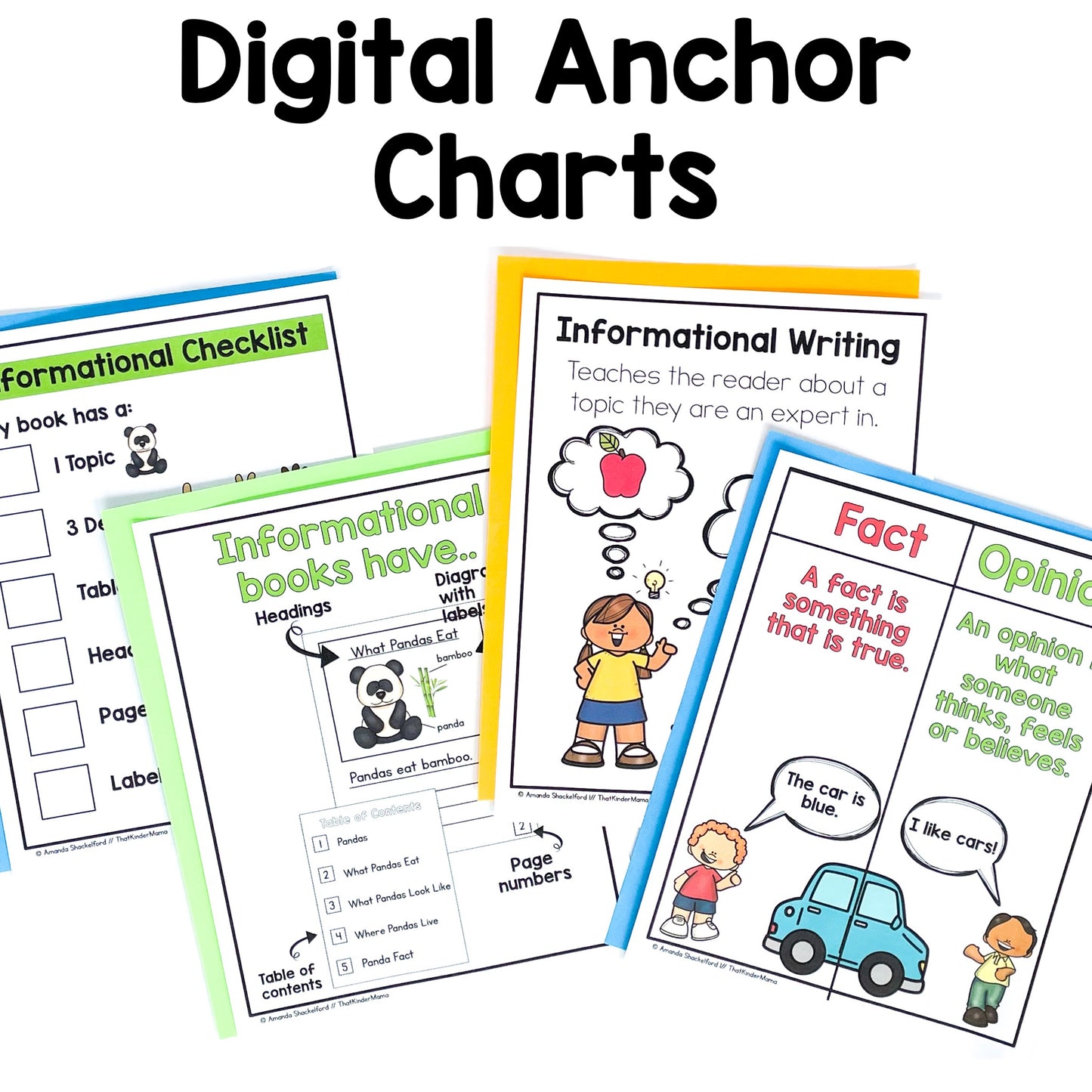 Informational Unit for Kindergarten Writing