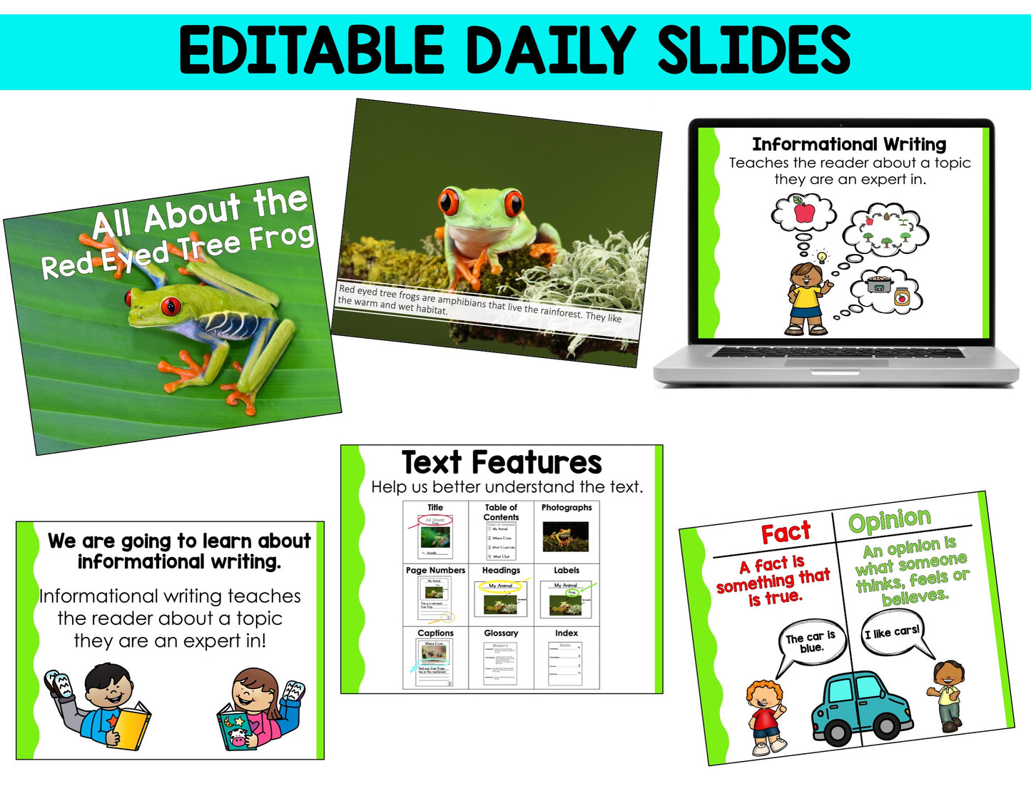 Informational Unit for Kindergarten Writing