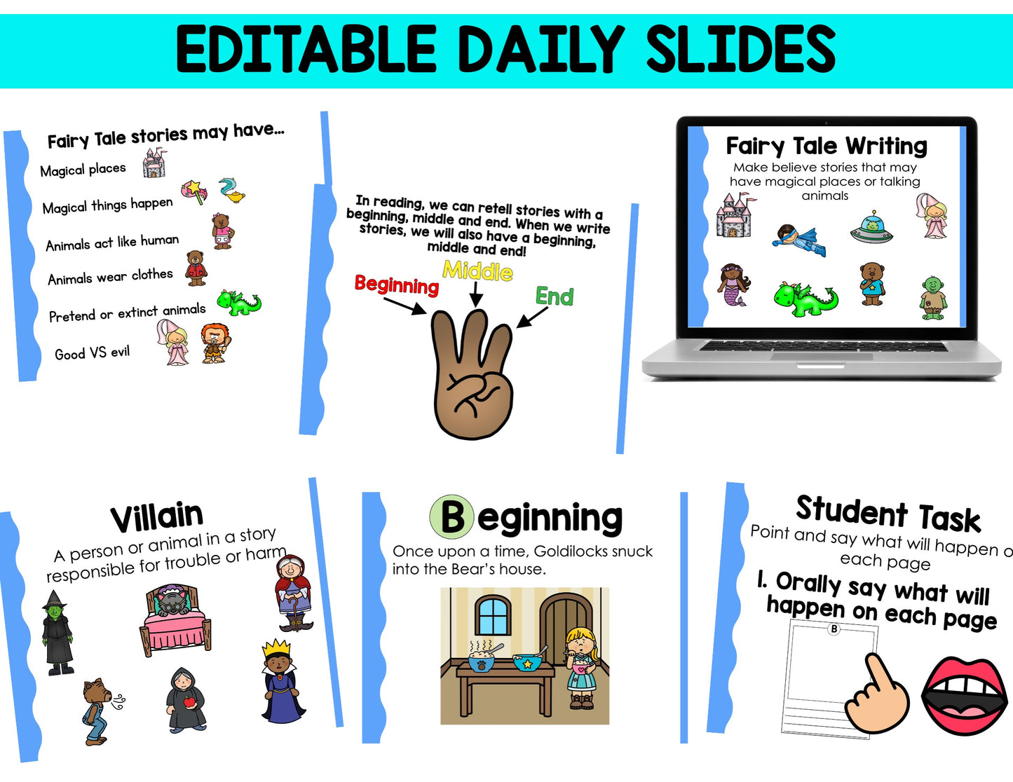 Kindergarten Fairy Tale Writing Unit Fantasy Writing