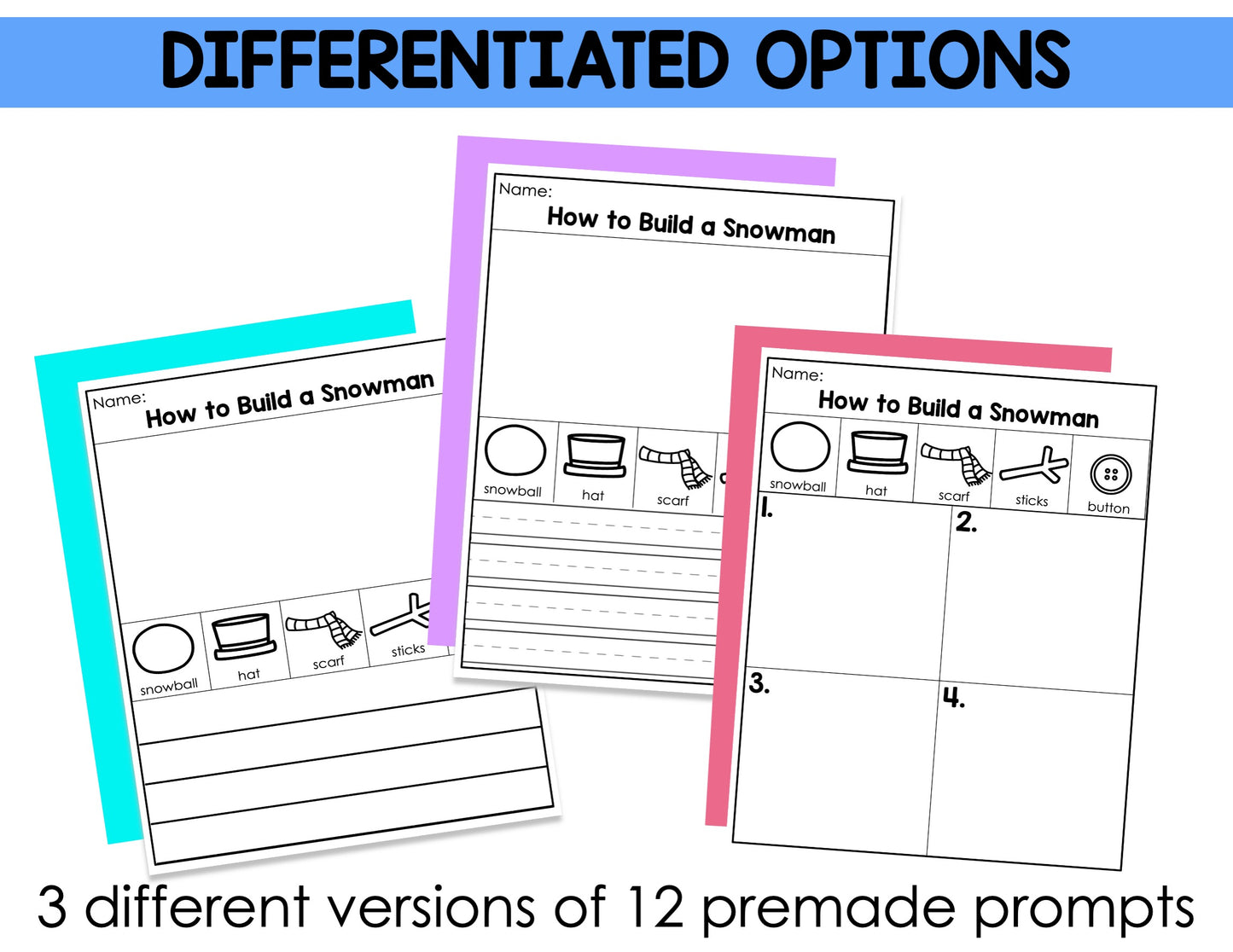 How to Unit for Kindergarten Writing