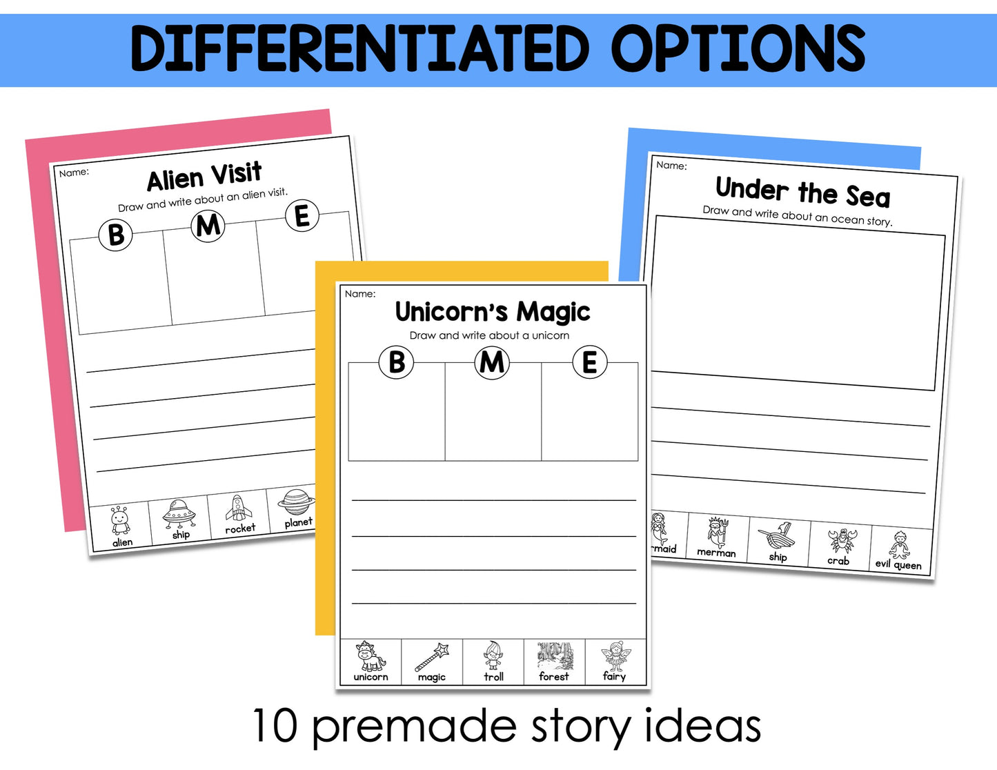 Kindergarten Fairy Tale Writing Unit Fantasy Writing