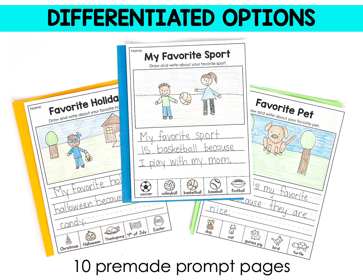 Opinion Unit for Kindergarten Writing