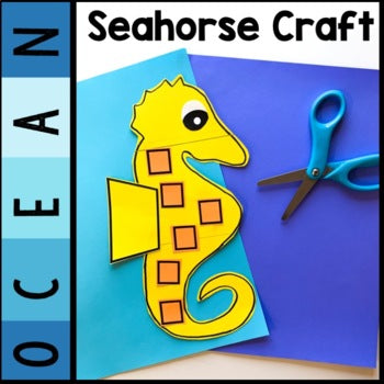 Seahorse Craft | Ocean | Aquatic Animals | Zoo Animals