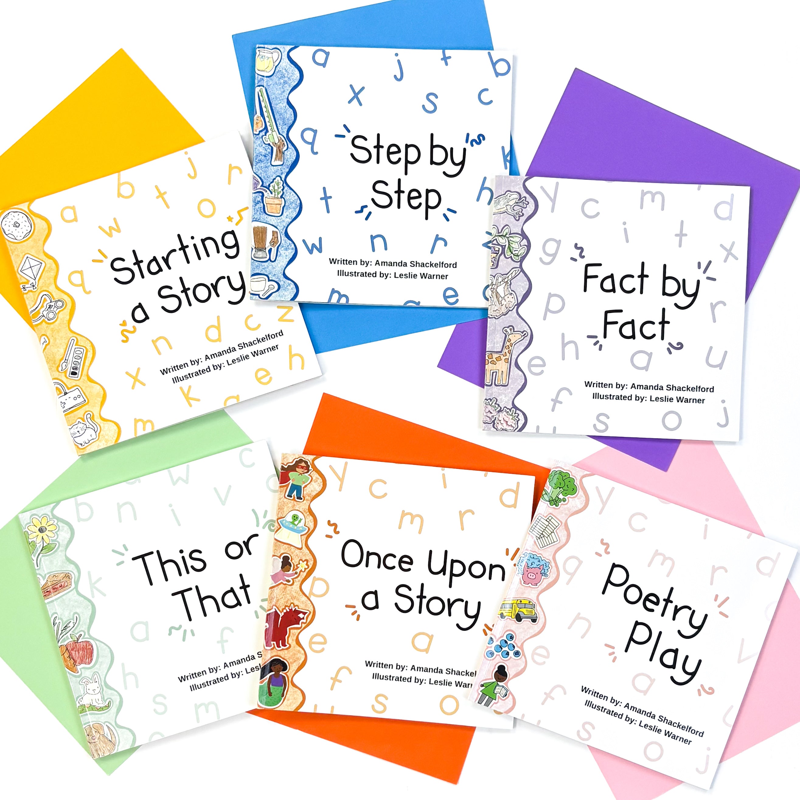 Growing Writers Mini Book Bundle 5-10 for Kindergarten, First Grade and Second Grade