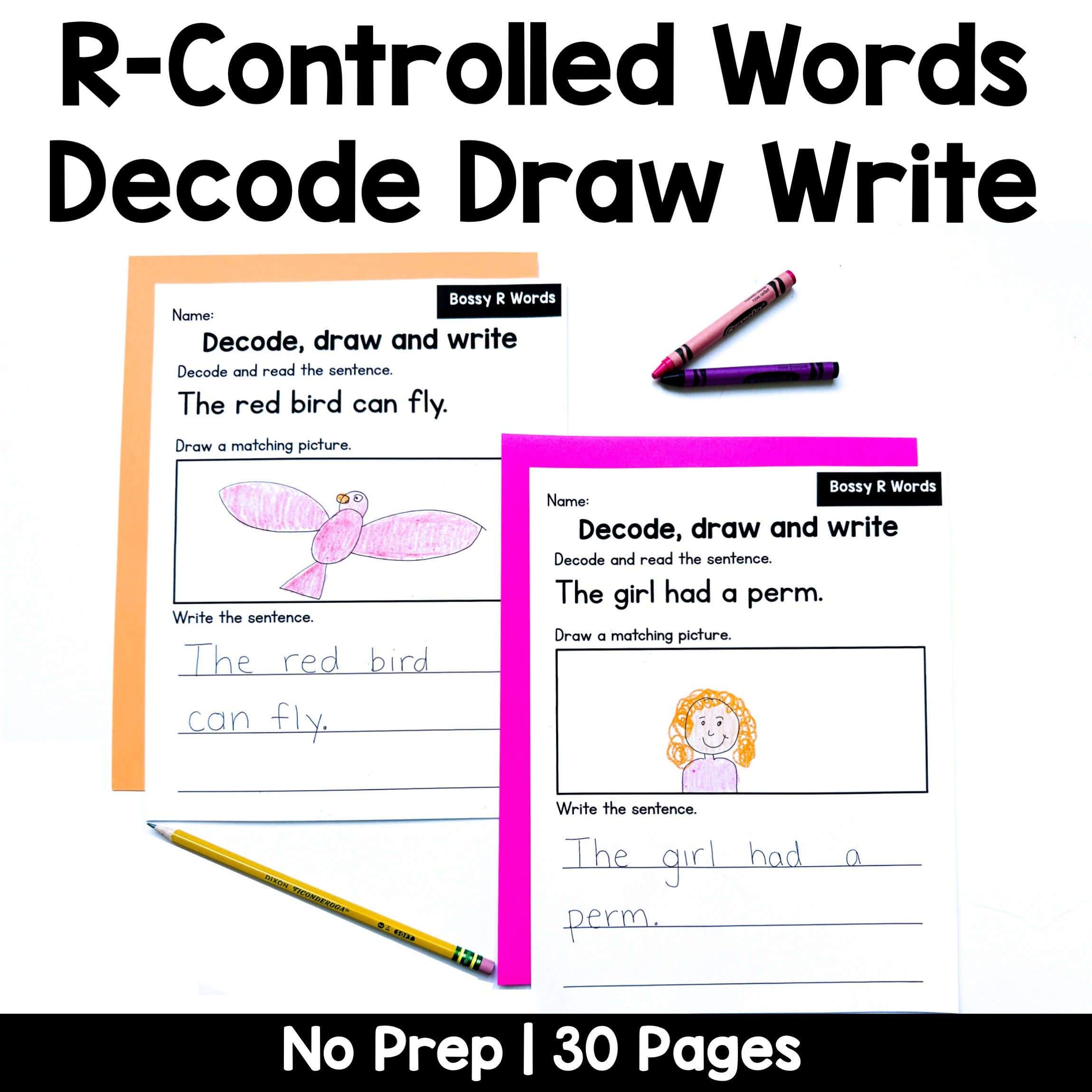 Decode Draw Write Bossy R