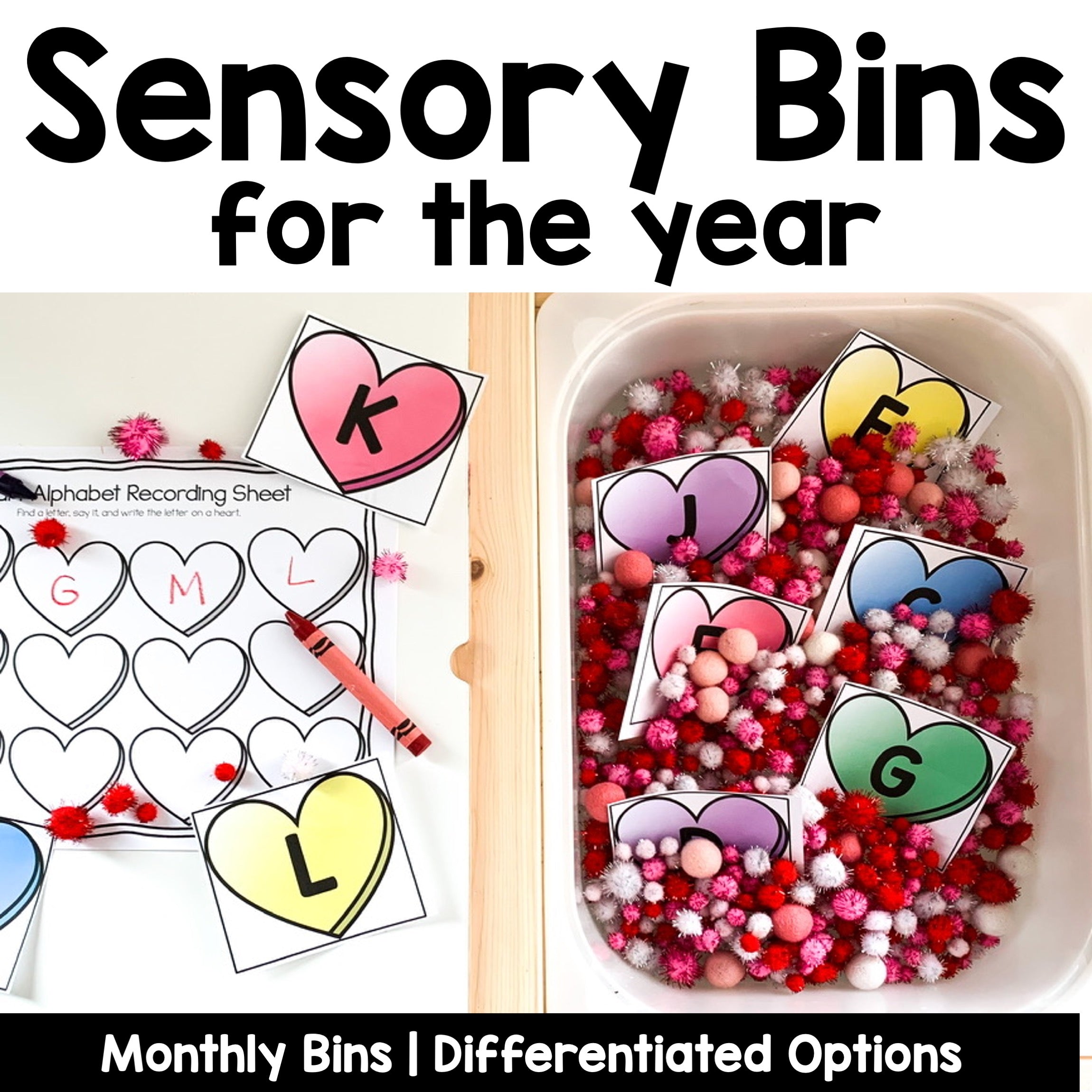 Monthly Sensory Bin Bundle