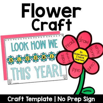 Flower Craft | Spring | Look How We Have Bloomed