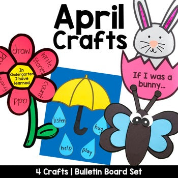 April Craft Bundle | Spring Bulletin Board – ThatKinderMama