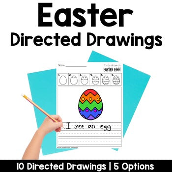 Easter Directed Drawings | Spring – ThatKinderMama