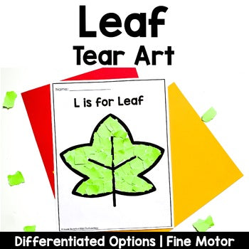 Leaf Tear Art Craft | Fall