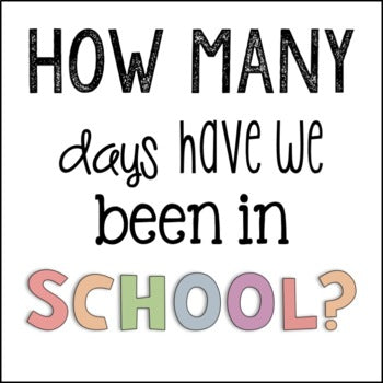 How Many Days Have We Been In School | Rainbow Pastel Decor | Bulletin Board