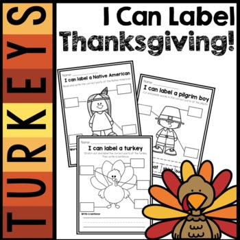 I can Label a Turkey | Parts of a Turkey – ThatKinderMama