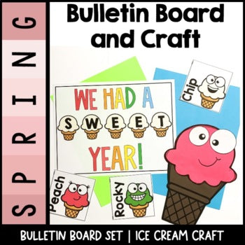 Ice Cream  Bulletin Board Craft | End of the Year