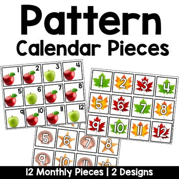 Pattern Calendar Pieces with Real Pictures | Nonfiction – ThatKinderMama