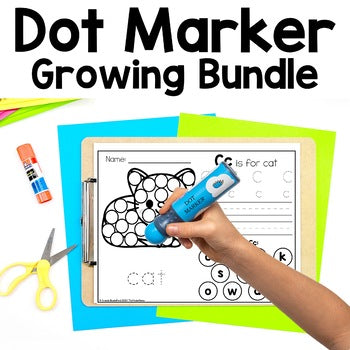 Dot Marker Activity Bundle | Fine Motor | Kindergarten